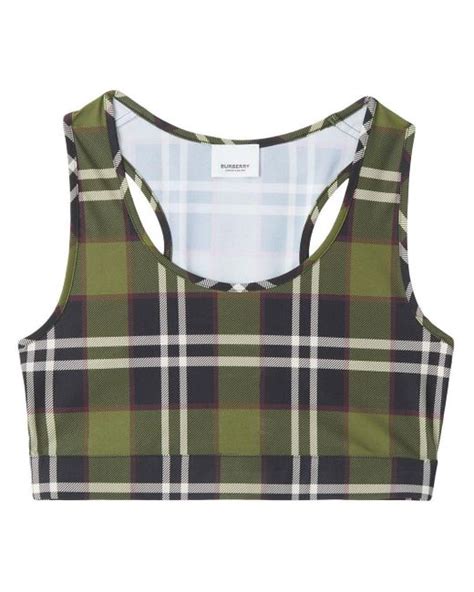 burberry cropped top|burberry vintage check crop.